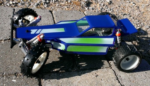 Scorpion Ayk Body RC10 rear wheels