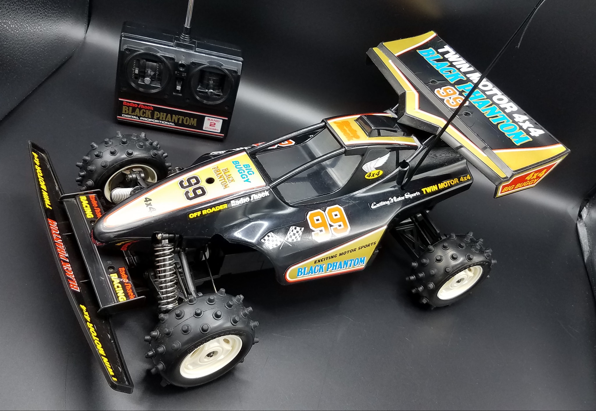 black phantom rc car