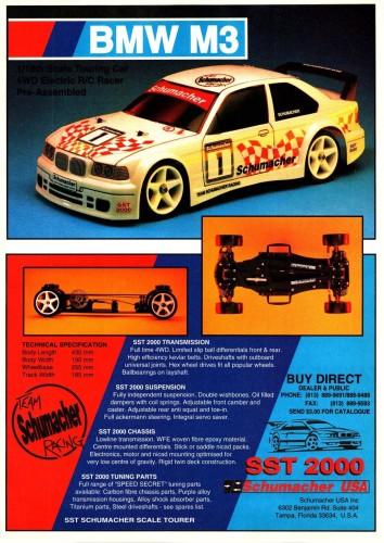 1996 Schumacher SST2000 M3 Ad.jpg