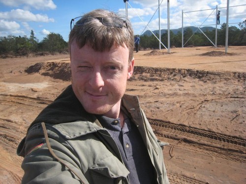 This is me at the site for our new processing plant. Exciting times.