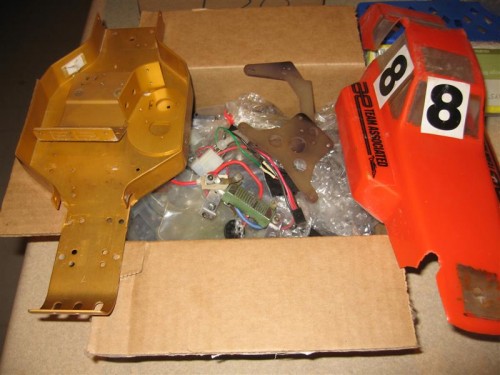 I believe this is nearly all the parts for a 1985 RC 10 Buggy