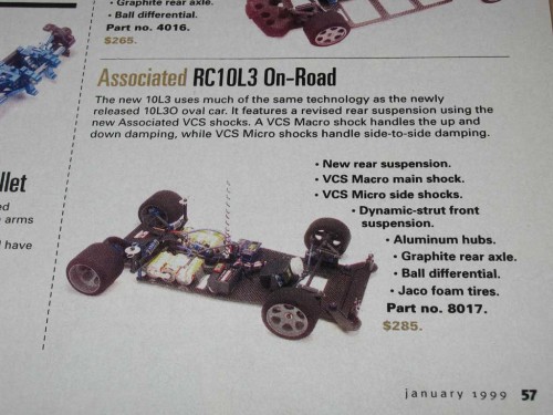 RC10L3 On-Road